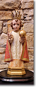 Niño Jesus de Praga talla policromada del S-XVIII